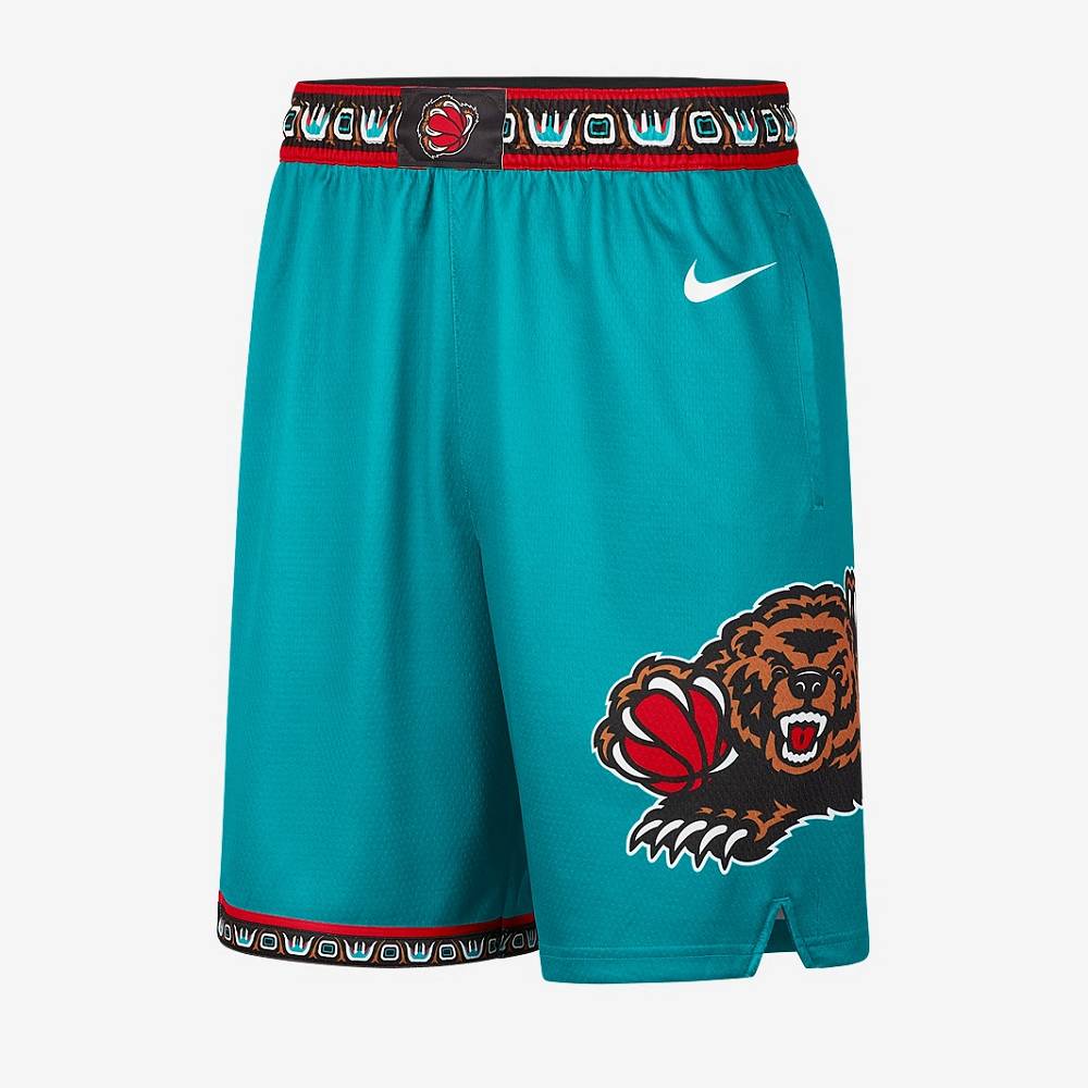 Pantalon Corto Memphis Grizzlies Classic Edition Turquesa