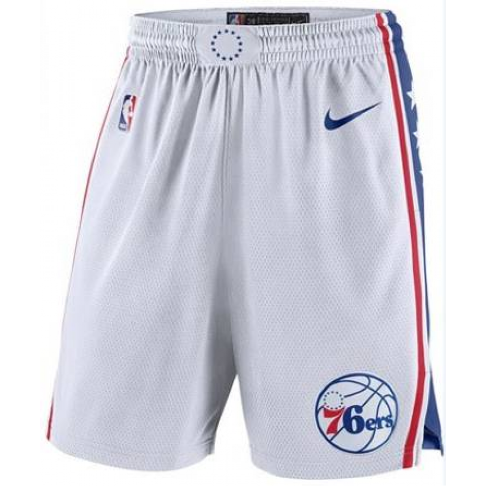 Pantalon Corto Philadelphia 76ers Blanco