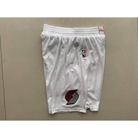 Pantalon Corto Portland Trailblazers Blanco