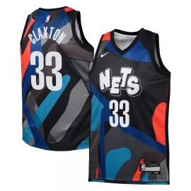 Camiseta Nic Claxton #33 Brooklyn Nets 2023 City Edition