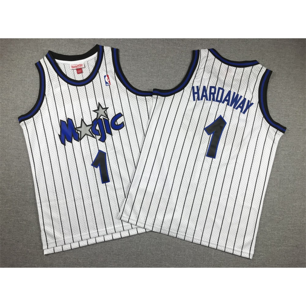 Camiseta Penny Hardaway #1 Orlando Magic Clásico Edition Blanco Niño Camiseta Penny Hardaway #1 Orlando Magic Clásico Edition Blanco Niño