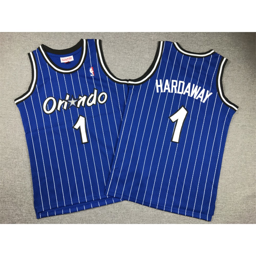 Camiseta Penny Hardaway #1 Orlando Magic Classic Edition Azul Niño Camiseta Penny Hardaway #1 Orlando Magic Classic Edition Azul Niño