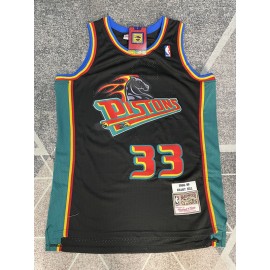 Camiseta Grant Hill #33 Detroit Pistons 1998-99 Retro Negro