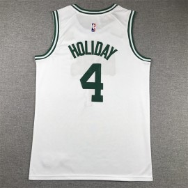 Camiseta Jrue Holiday #4 Boston Celtics Blanco Camiseta Jrue Holiday #4 Boston Celtics Blanco