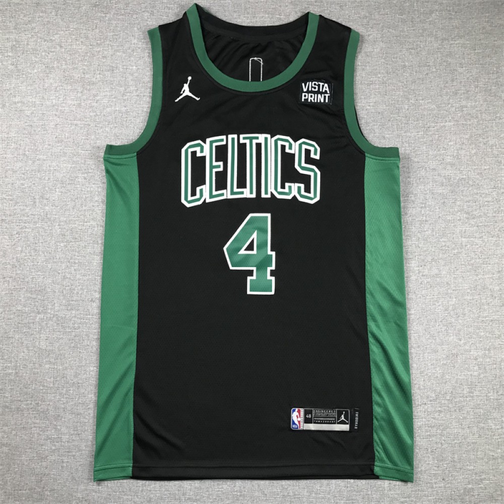 Camiseta Jrue Holiday #4 Boston Celtics Negro Camiseta Jrue Holiday #4 Boston Celtics Negro