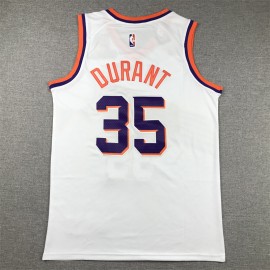 Camiseta Kevin Durant #35 Phoenix Suns 2024 Blanco Camiseta Kevin Durant #35 Phoenix Suns 2024 Blanco