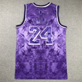 Camiseta Kobe Bryant #24 Los Angeles Lakers Edición Seleccionada Púrpura  Camiseta Kobe Bryant #24 Los Angeles Lakers Edición Seleccionada Púrpura