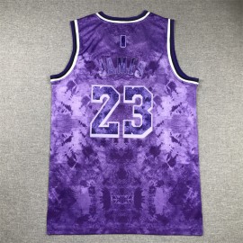 Camiseta LeBron James #23 Los Angeles Lakers Edición Seleccionada Púrpura  Camiseta LeBron James #23 Los Angeles Lakers Edición Seleccionada Púrpura