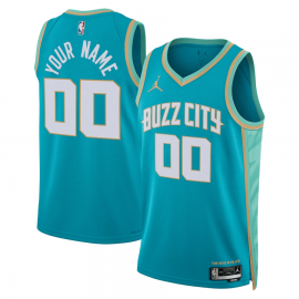 Camiseta Mikal Bridges #0 Charlotte Hornets 2024 Verde