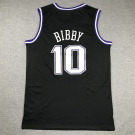 Camiseta Mike Bibby #10 Sacramento Kings 2001-02 Retro Negro Camiseta Mike Bibby #10 Sacramento Kings 2001-02 Retro Negro
