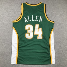 Camiseta Ray Allen #34 Seattle Super Sonics Retro Verde Camiseta Ray Allen #34 Seattle Super Sonics Retro Verde