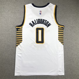 Camiseta Tyrese Haliburton #0 Indiana Pacers Blanco Camiseta Tyrese Haliburton #0 Indiana Pacers Blanco