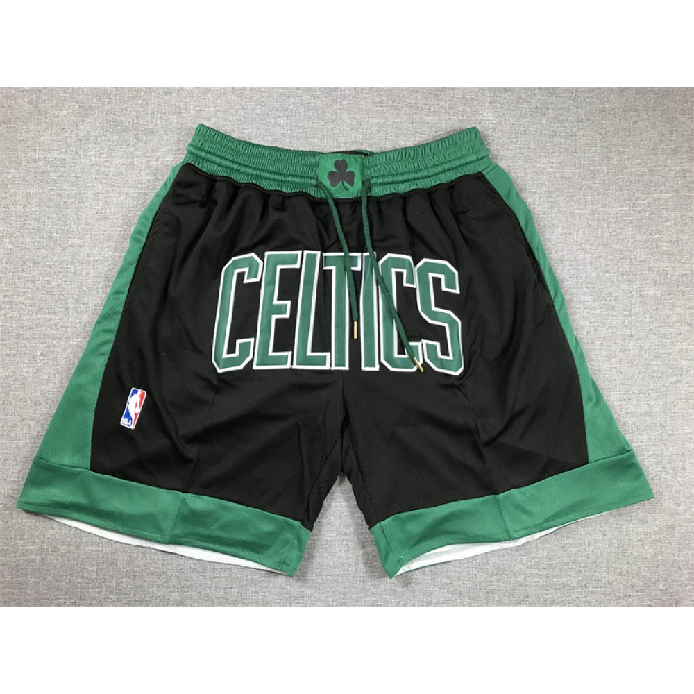 Pantalón Corto De Bolsillo Boston Celtics Negro Pantalón Corto De Bolsillo Boston Celtics Negro