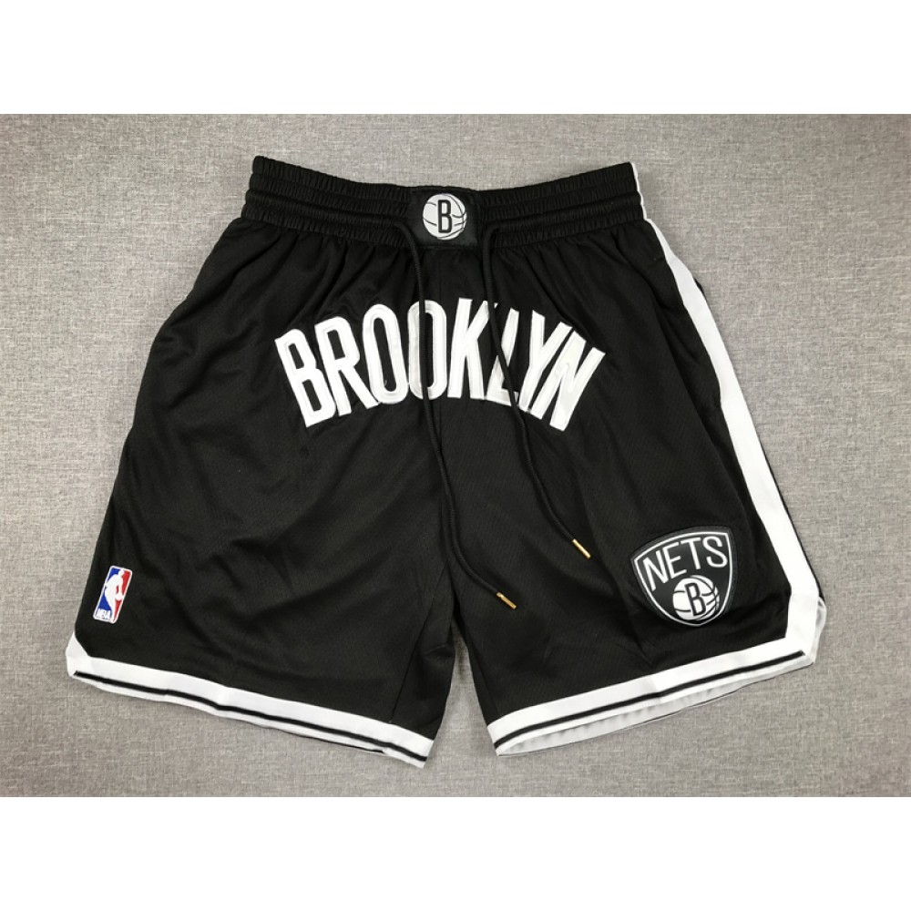 Pantalon Corto De Bolsillo Brooklyn Nets Negro Pantalon Corto De Bolsillo Brooklyn Nets Negro