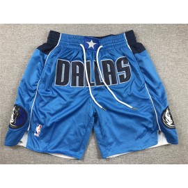 Pantalón Corto De Bolsillo Dallas Mavericks Azul