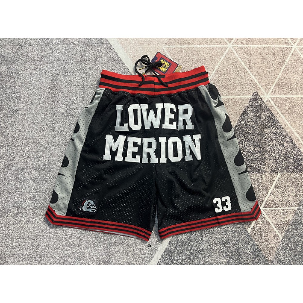 Pantalon Corto de Bolsillo Kobe Bryant #33 Secundaria Negro