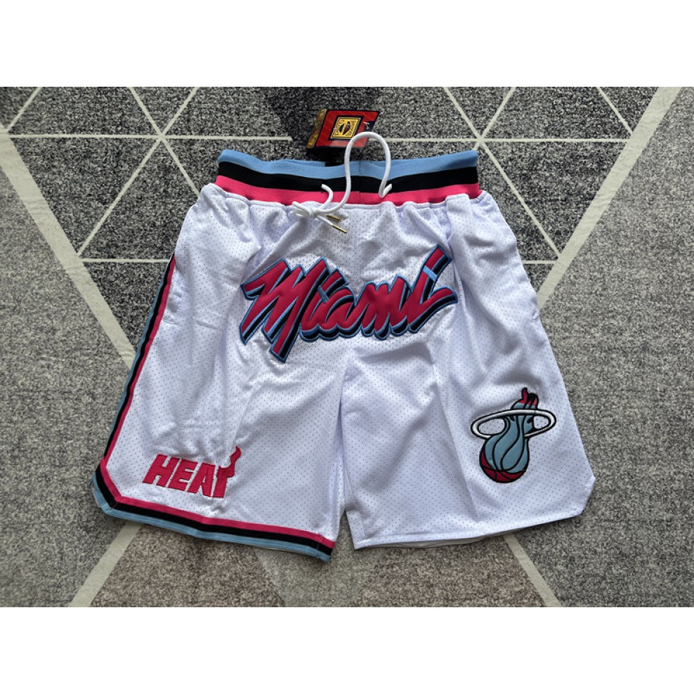 Pantalón Corto De Bolsillo Miami Heat Blanco City Edition Pantalón Corto De Bolsillo Miami Heat Blanco City Edition