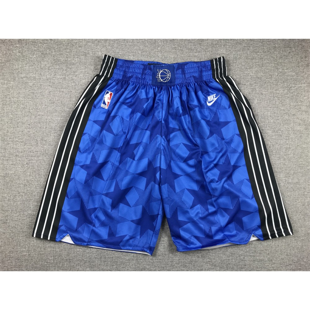 Pantalón Corto Orlando Magic Azul con Estrellas Pantalón Corto Orlando Magic Azul con Estrellas
