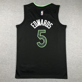 Camiseta Anthony Edwards #5 Minnesota Timberwolves 2023 Edición Flyer Negro Camiseta Anthony Edwards #5 Minnesota Timberwolves 2023 Edición Flyer Negro