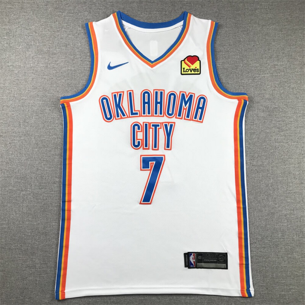 Camiseta Chet Holmgren #7 Oklahoma City Thunder 2024 Blanco Camiseta Chet Holmgren #7 Oklahoma City Thunder 2024 Blanco