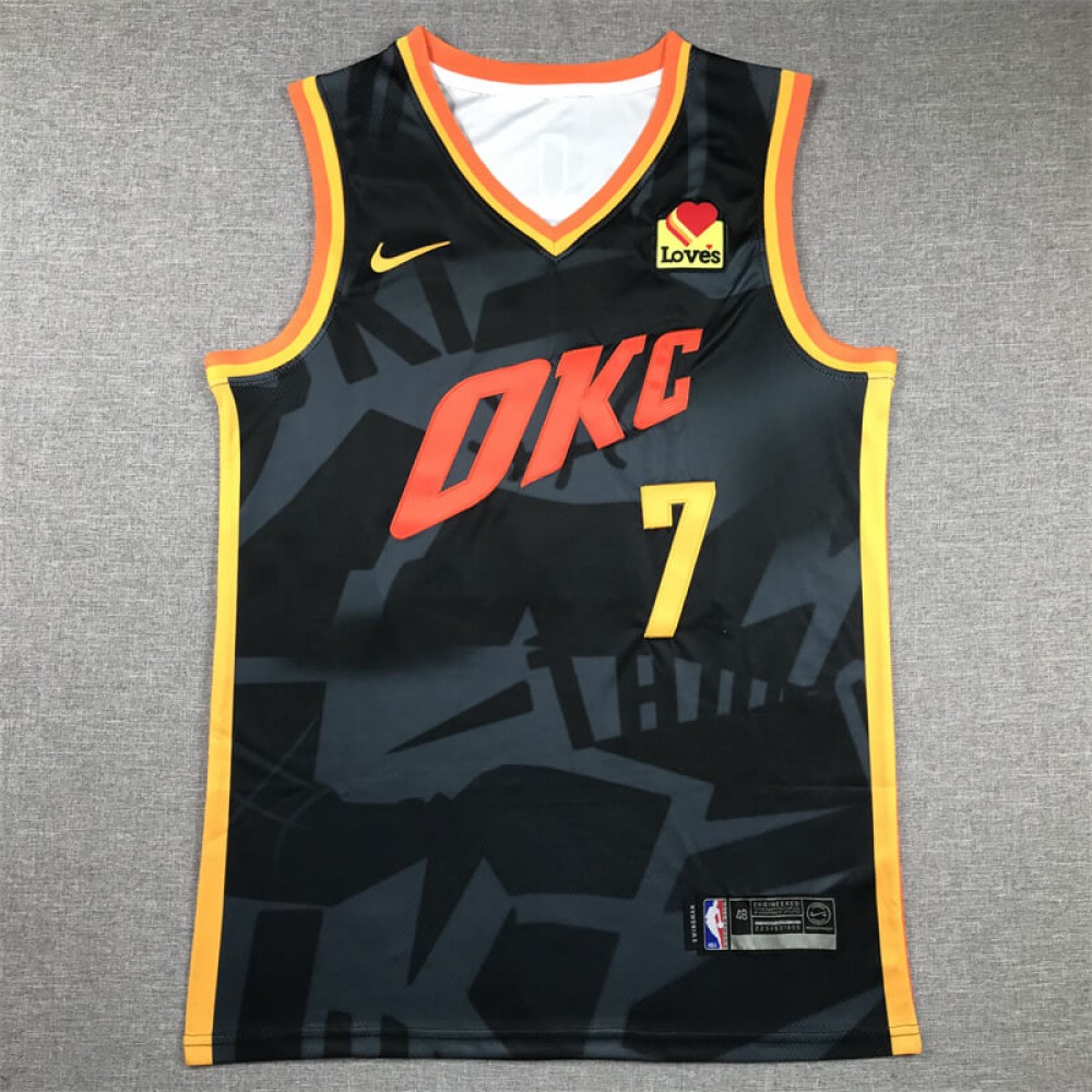 Camiseta Chet Holmgren #7 Oklahoma City Thunder 2024 Negro City Edition Camiseta Chet Holmgren #7 Oklahoma City Thunder 2024 Negro City Edition