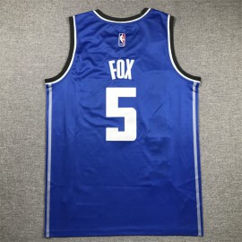 Camiseta De'Aaron Fox #5 Sacramento Kings 2024 City Edition Azul Camiseta De'Aaron Fox #5 Sacramento Kings 2024 City Edition Azul