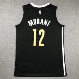 Camiseta Ja Morant #12 Memphis Grizzlies 2024 Negro City Edition Camiseta Ja Morant #12 Memphis Grizzlies 2024 Negro City Edition