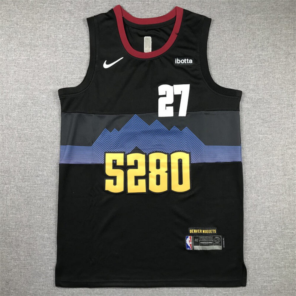 Camiseta Jamal Murray #27 Denver Nuggets 2024 City Edition Negro Camiseta Jamal Murray #27 Denver Nuggets 2024 City Edition Negro