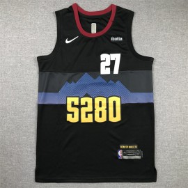 Camiseta Jamal Murray #27 Denver Nuggets 2024 City Edition Negro