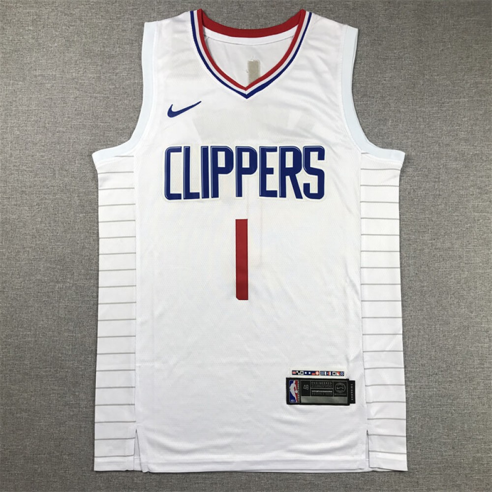 Camiseta James Harden #1 Los Angeles Clippers Blanco Camiseta James Harden #1 Los Angeles Clippers Blanco