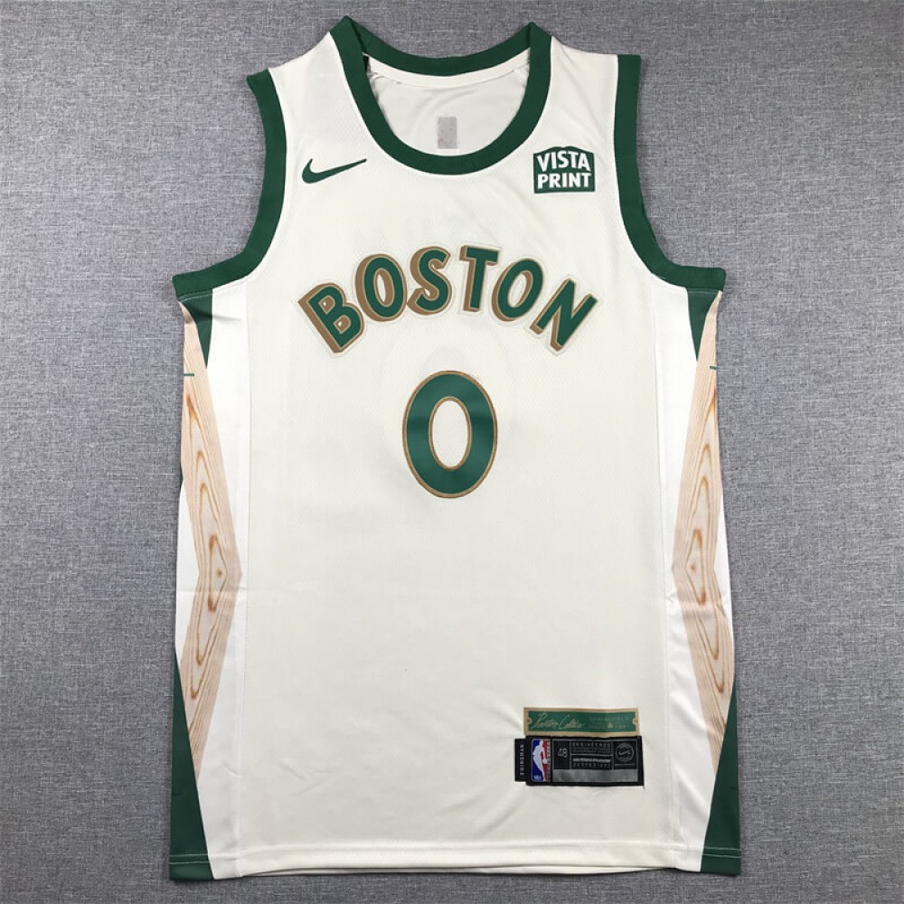 Camiseta Jayson Tatum #0 Boston Celtics 2024 Blanco City Edition Camiseta Jayson Tatum #0 Boston Celtics 2024 Blanco City Edition