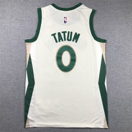 Camiseta Jayson Tatum #0 Boston Celtics 2024 Blanco City Edition Camiseta Jayson Tatum #0 Boston Celtics 2024 Blanco City Edition