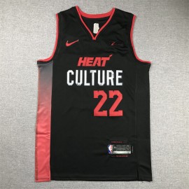 Camiseta Jimmy Butler #22 Miami Heat 2024 Negro City Edition