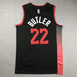 Camiseta Jimmy Butler #22 Miami Heat 2024 Negro City Edition Camiseta Jimmy Butler #22 Miami Heat 2024 Negro City Edition