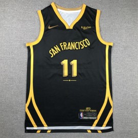 Camiseta Klay Thompson #11 Golden State Warriors 2024 City Edition Negro