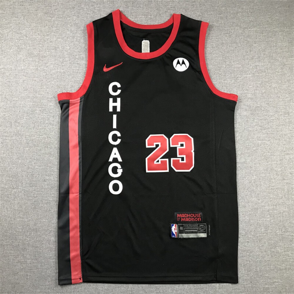 Camiseta Michael Jordan #23 Chicago Bulls 2024 Negro City Edition Camiseta Michael Jordan #23 Chicago Bulls 2024 Negro City Edition