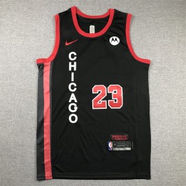 Camiseta Michael Jordan #23 Chicago Bulls 2024 Negro City Edition