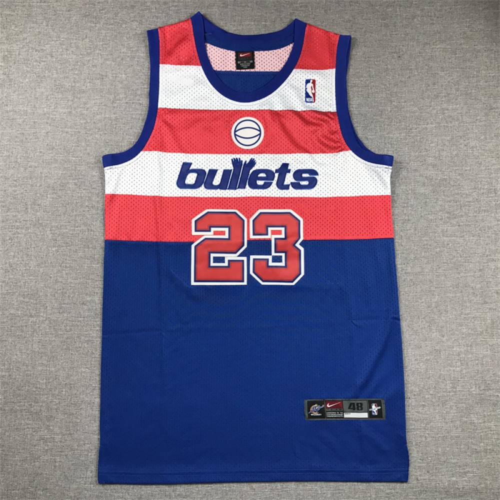 Camiseta Michael Jordan #23 Washington Wizards 2023 Azul Camiseta Michael Jordan #23 Washington Wizards 2023 Azul