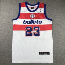 Camiseta Michael Jordan #23 Washington Wizards 2023 Blanco/Rojo
