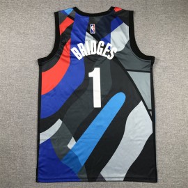 Camiseta Mikal Bridges #1 Brooklyn Nets 2024 City Edition Gris Camiseta Mikal Bridges #1 Brooklyn Nets 2024 City Edition Gris