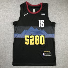 Camiseta Nikola Jokić #15 Denver Nuggets 2024 City Edition Negro