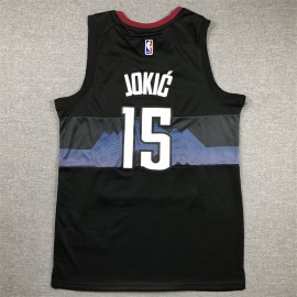 Camiseta Nikola Jokić #15 Denver Nuggets 2024 City Edition Negro Camiseta Nikola Jokić #15 Denver Nuggets 2024 City Edition Negro