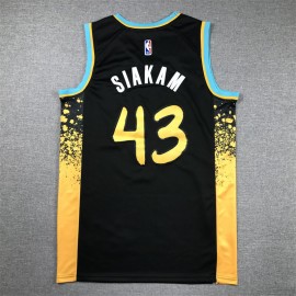 Camiseta Pascal Siakam #43 Indiana Pacers 2024 City Edition Negro Camiseta Pascal Siakam #43 Indiana Pacers 2024 City Edition Negro