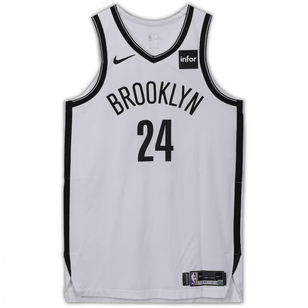 Camiseta Rondae Hollis-Jefferson Brooklyn Nets 2019/20 Blanco Fan Edition Camiseta Rondae Hollis-Jefferson Brooklyn Nets 2019/20 Blanco Fan Edition