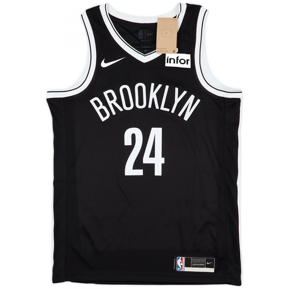 Camiseta Rondae Hollis-Jefferson Brooklyn Nets 2019/20 Negro Fan Edition Camiseta Rondae Hollis-Jefferson Brooklyn Nets 2019/20 Negro Fan Edition