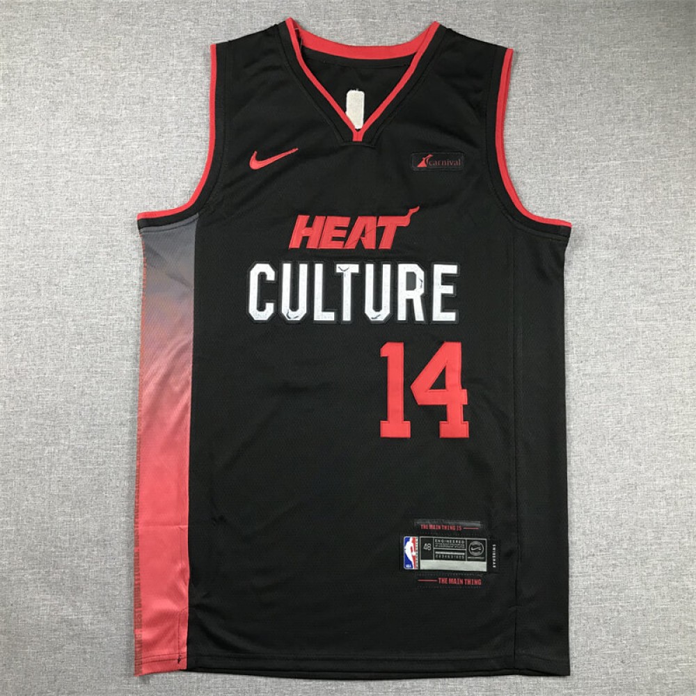 Camiseta Tyler Herro #14 Miami Heat 2024 Negro City Edition Camiseta Tyler Herro #14 Miami Heat 2024 Negro City Edition