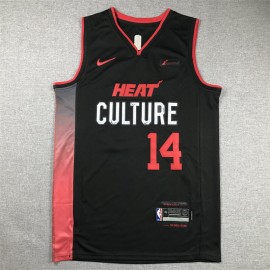 Camiseta Tyler Herro #14 Miami Heat 2024 Negro City Edition