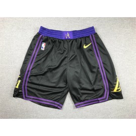 Pantalon Corto Los Angeles Lakers 2024 City Edition Negro