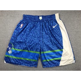 Pantalon Corto Milwaukee Bucks 2024 City Edition Azul