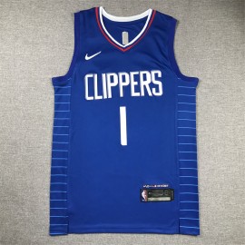 Camiseta James Harden #1 Los Angeles Clippers Azul